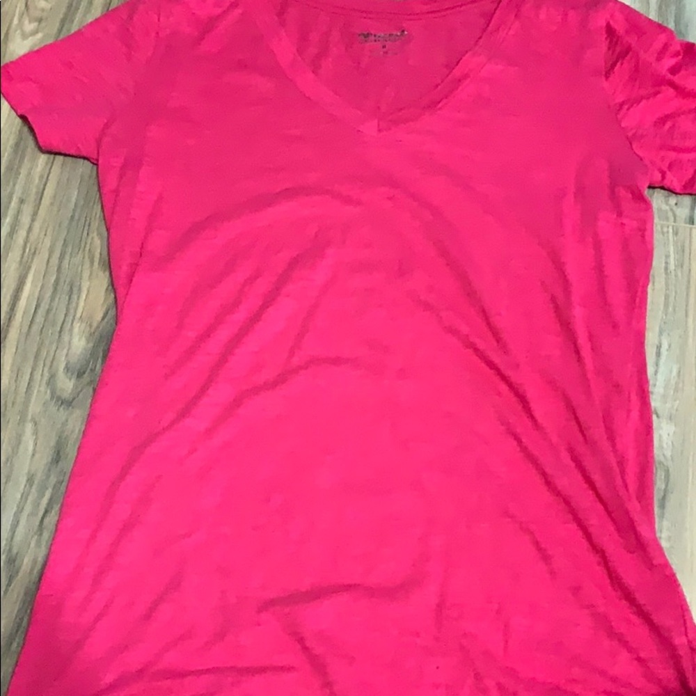 ARIZONA JEANS CO. SHIRT JUNIORS SIZE MEDIUM PINK